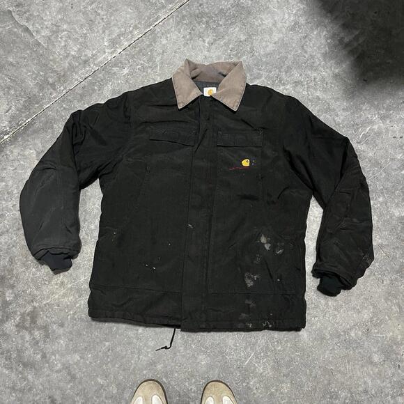 Carhartt Other - Vintage Carhartt Chore Black Jacket Size XL Union Made